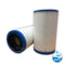 215 X 125Mm Vortex Pleated Camlock Filter Complete Filters