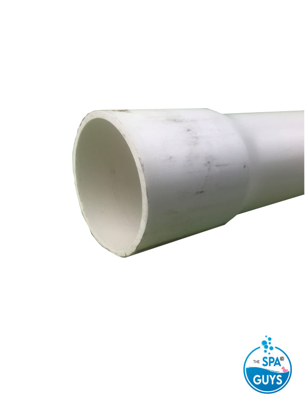 50Mm White Pvc Hard Pipe 6M Length Jets