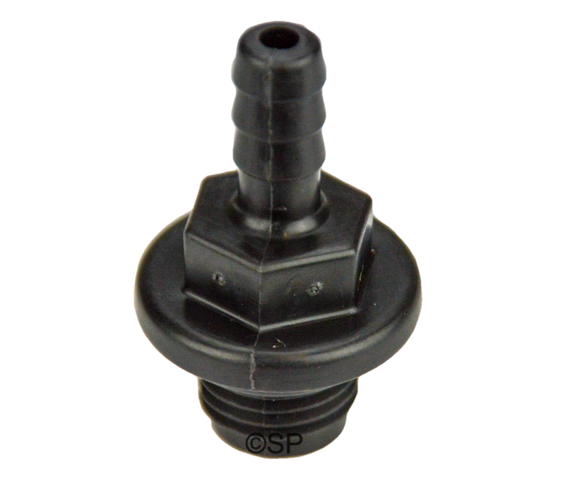 Aquaflo Threaded Bleed Nipple / O-Ring - 6mm barb x ¼" MPT