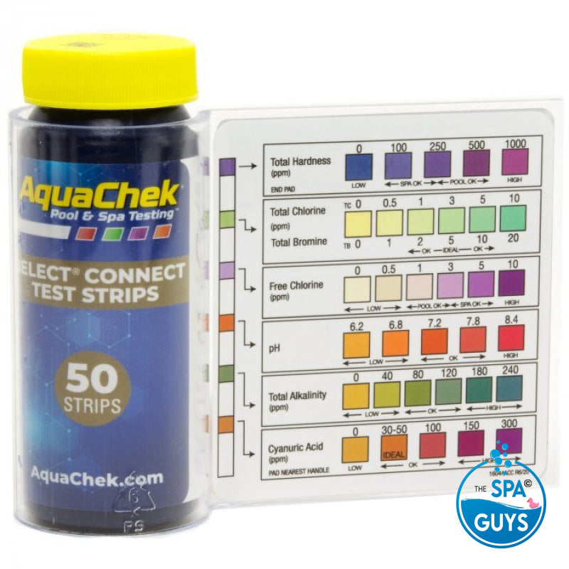 AquaChek Select Connect 7 in 1 Test Strip Kit Used With Smart Phone AquaChek Select Connect 7 in 1 Test Strip Kit Used With Smart Phone