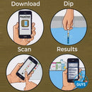 Aquachek Select Connect 7-In-1 Test Strip Kit - Used With Smart Phone App New Chemicals