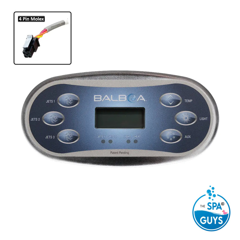 Balboa TP600 Touchpad and Overlay(3Jets/Aux) M8