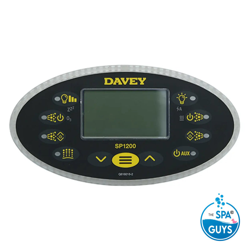 Davey/Spa-Quip Sp1200 Oval Touchpad And Overlay