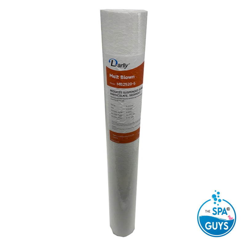 2.5″x20″ Melt Blown Sediment Cartridge 50 Micron