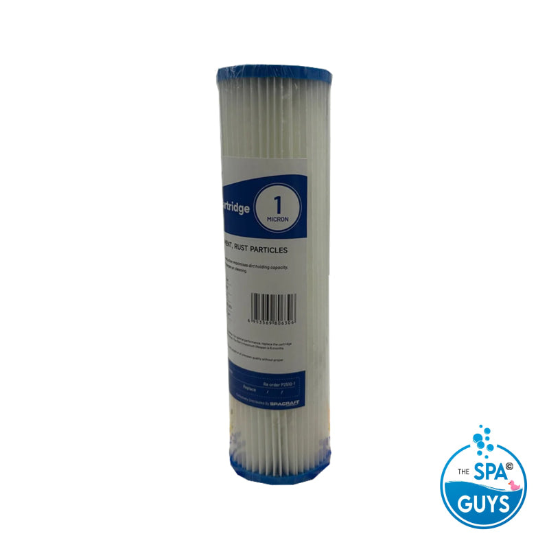2.5″x10″ Pleated Sediment Cartridge 1 Micron