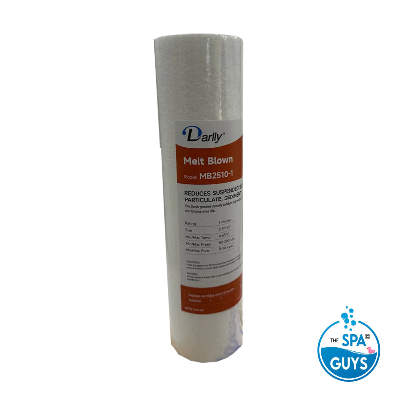 2.5″x10″ Melt Blown Sediment Cartridge 1 Micron