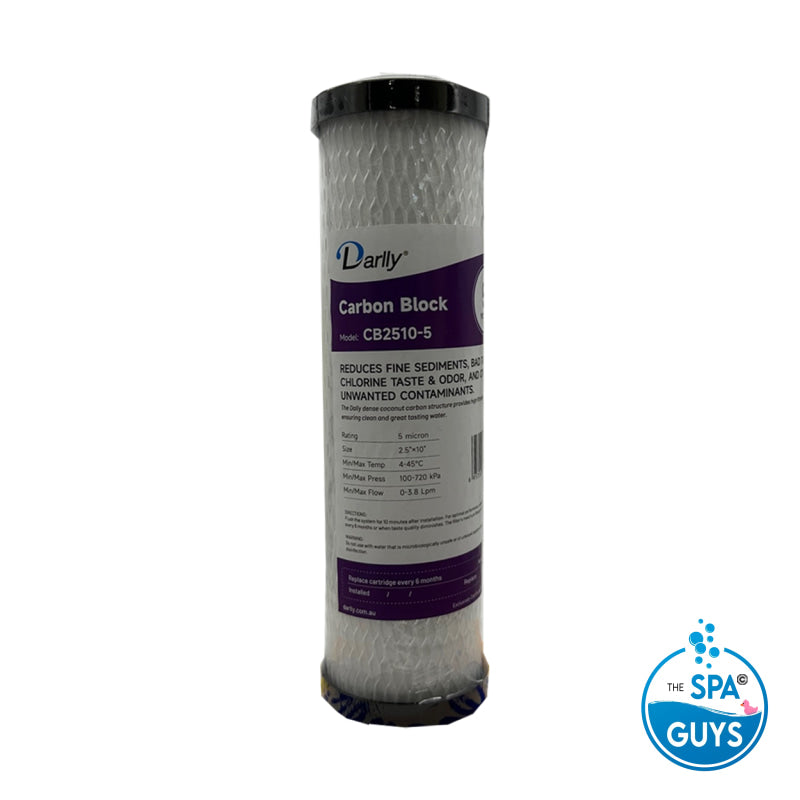 2.5″x10″ Carbon Block Cartridge 5 Micron