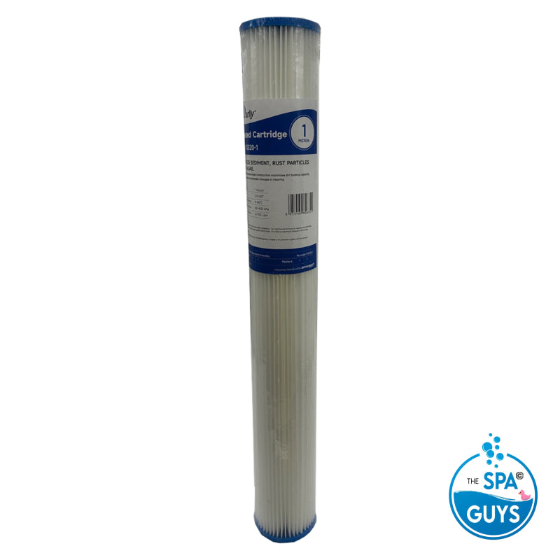 2.5″x20″ Pleated Sediment Cartridge 1 Micron