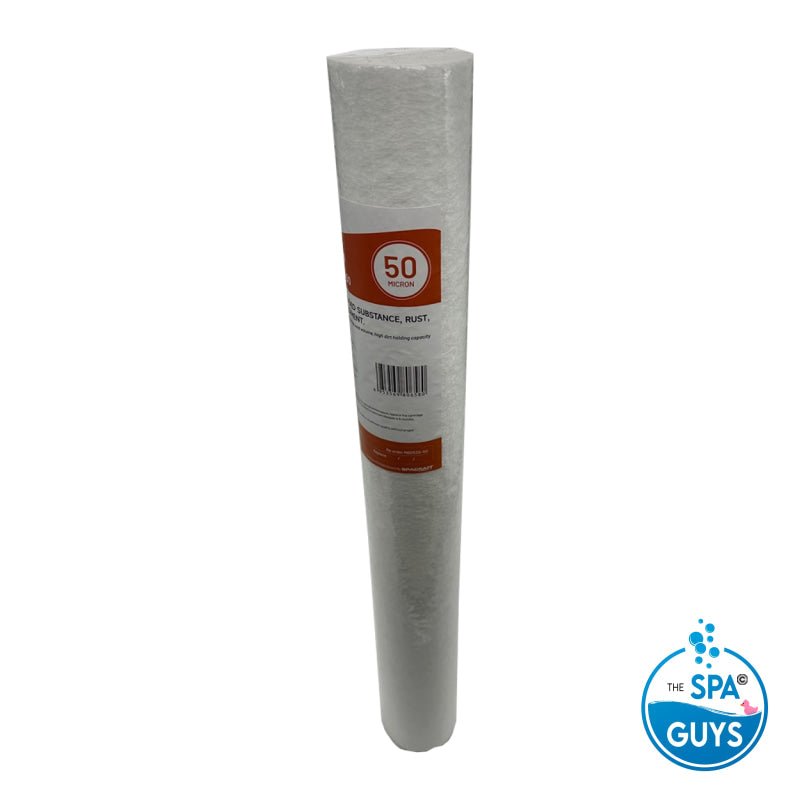 2.5″x20″ Melt Blown Sediment Cartridge 50 Micron