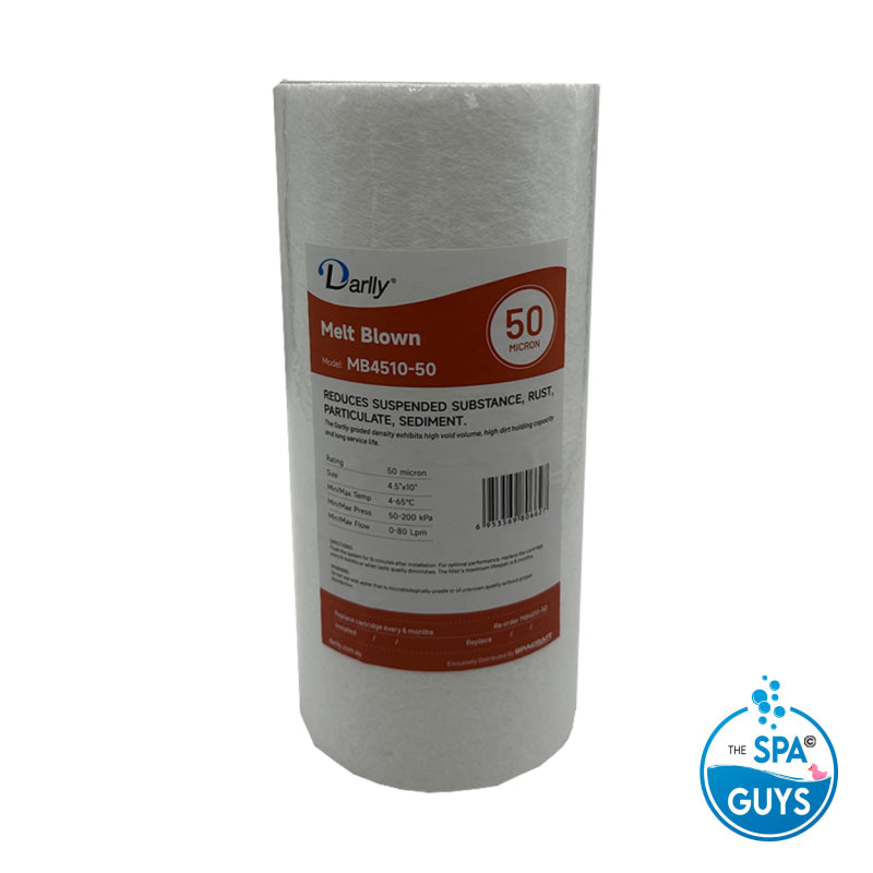 4.5″x10″ Melt Blown Sediment Cartridge 50 Micron