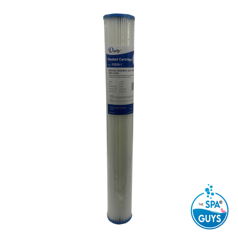 2.5″x20″ Pleated Sediment Cartridge 1 Micron