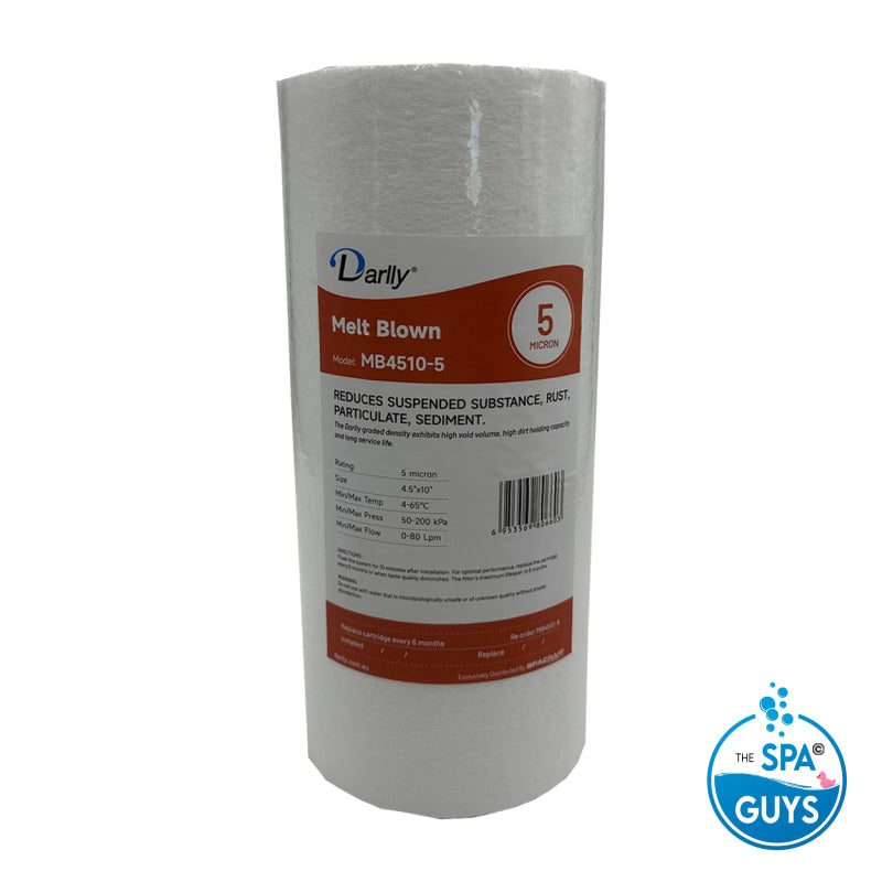 4.5″x10″ Melt Blown Sediment Cartridge 5 Micron