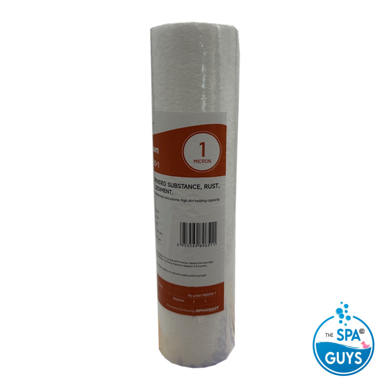 2.5″x10″ Melt Blown Sediment Cartridge 1 Micron