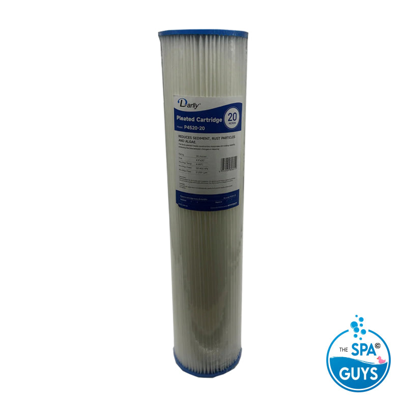 4.5″x20″ Pleated Sediment Cartridge 20 Micron