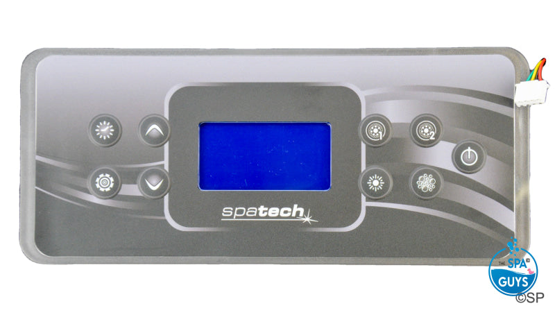 Spa-Tech Mp30 Touchpad - 9 Button 2 Pump Rectangular Controllers