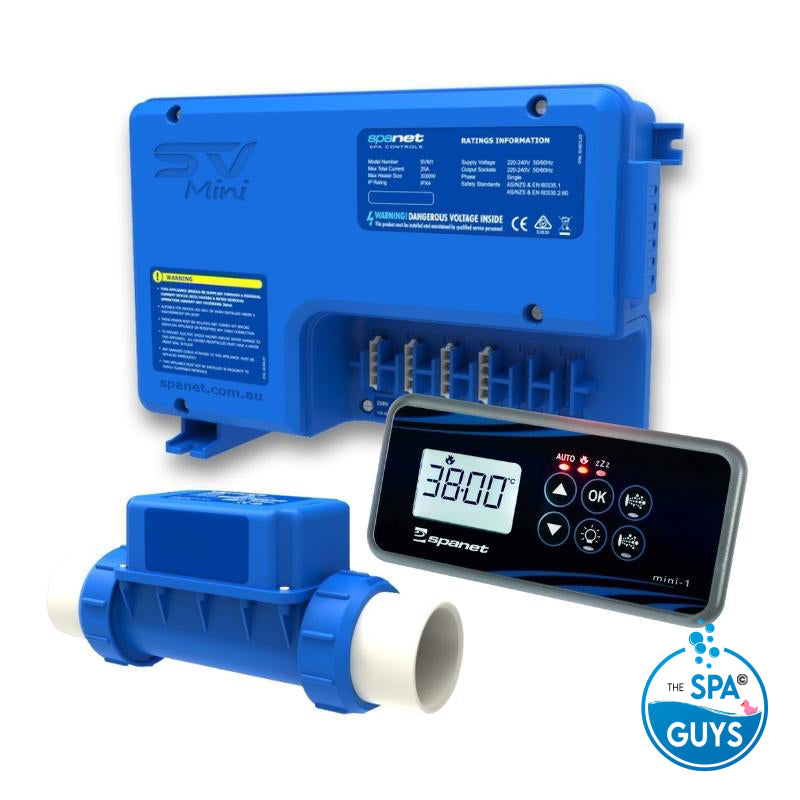 Spanet SV Mini 1 Spa Control & SV-MT Touch Pad Package