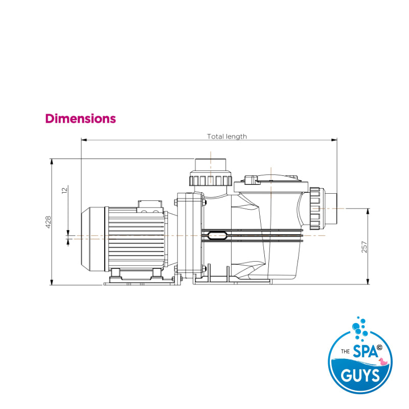 Hydrostar Mkiv Ie3 Pumps - 80Mm Ports (3 Phase) C/W Marine Seal