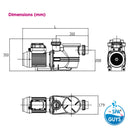 Supatuf Pump 100 Eco-V Mk2 40/50Mm Ports (1 Phase) Pumps